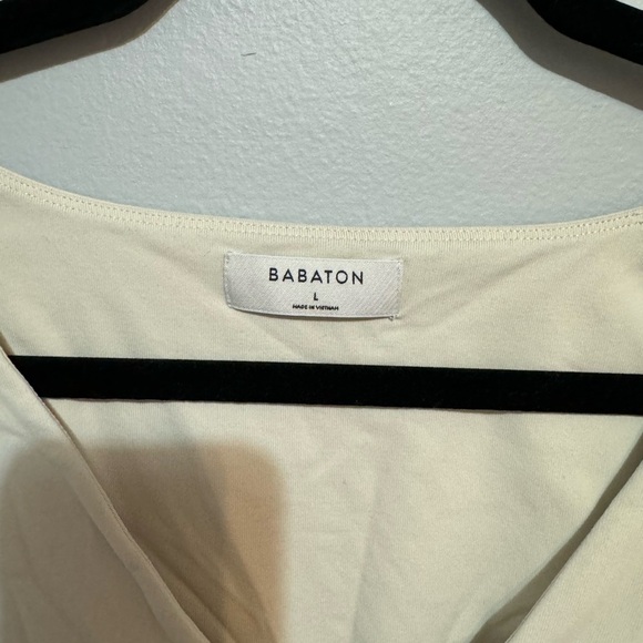Babaton Cream Contour Crop Blouse - Picture 2 of 3